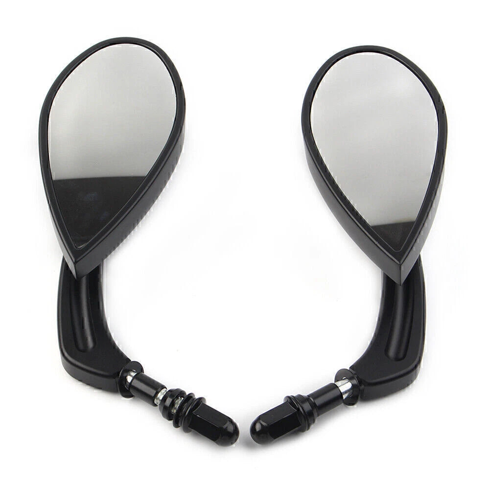 8MM Rear View Mirrors Pair for Harley Touring, Street, Road Glide