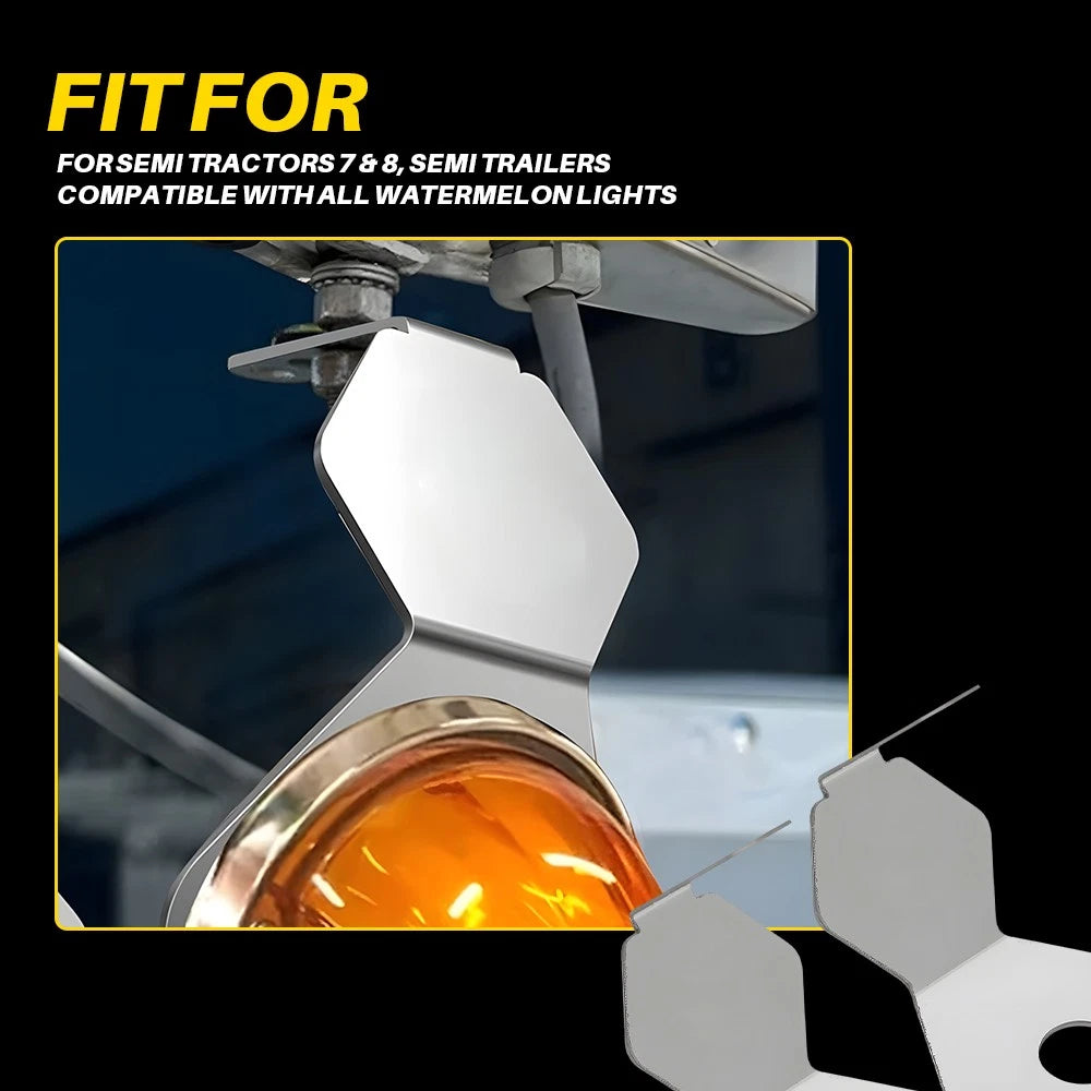 Set of 2 Watermelon Mirror Turn Signal Brackets for Make Model