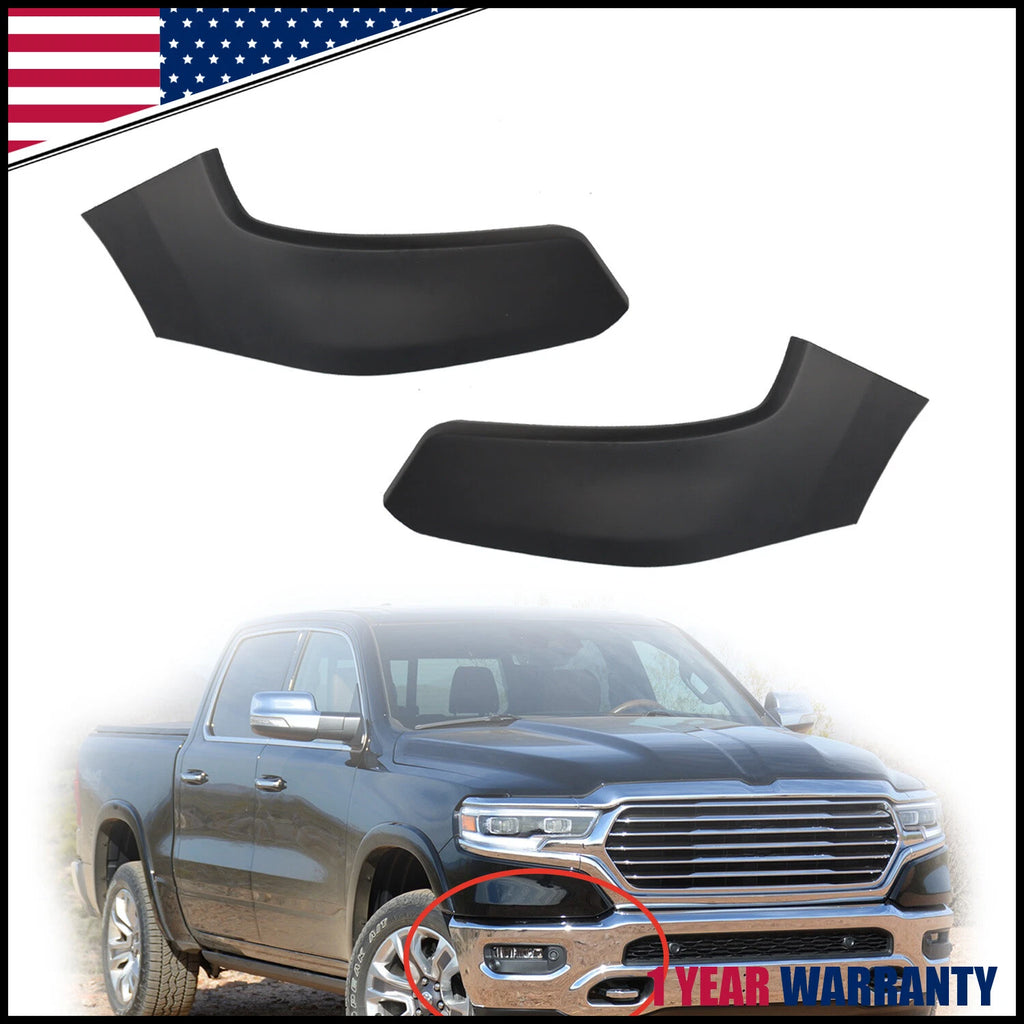 Front Upper Bumper End Set for Ram 1500 (2019–2022) 68403910AE 68403911AE