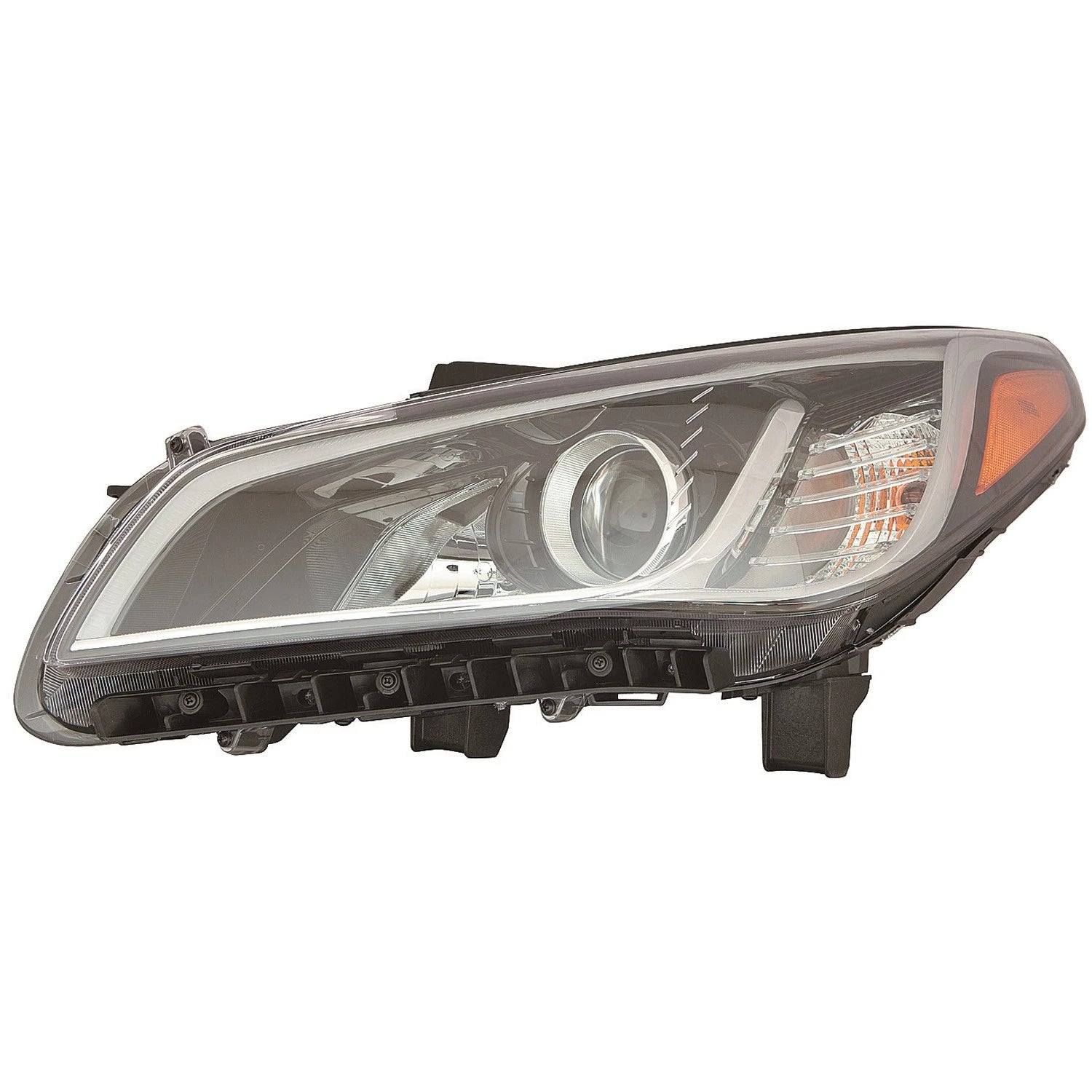 Replacement Passenger Side Halogen Headlight Assembly for 2016-17 Hyundai Sonata