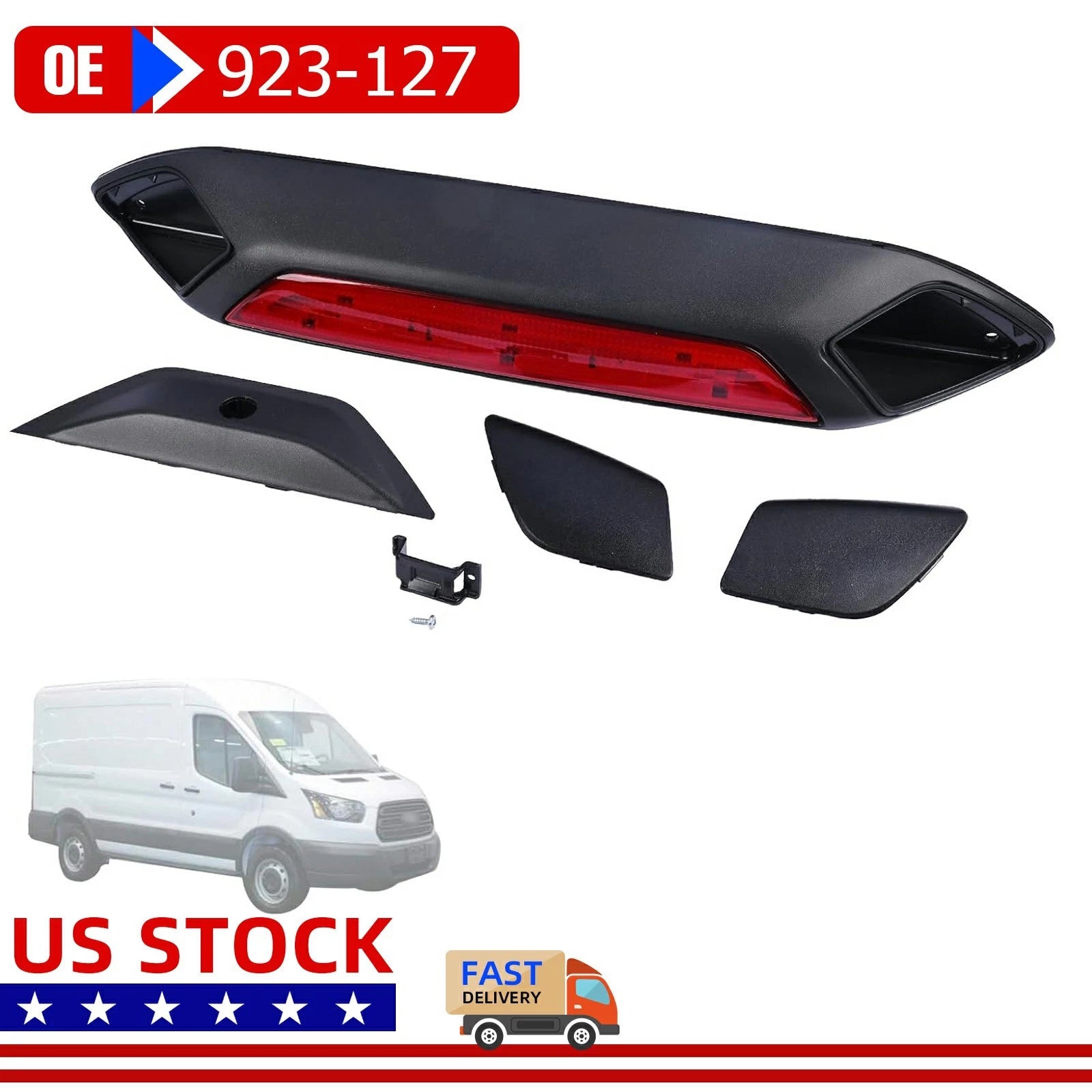 923-127 LED Third Brake Light for Ford Transit 150 250 350 (2018–2019)