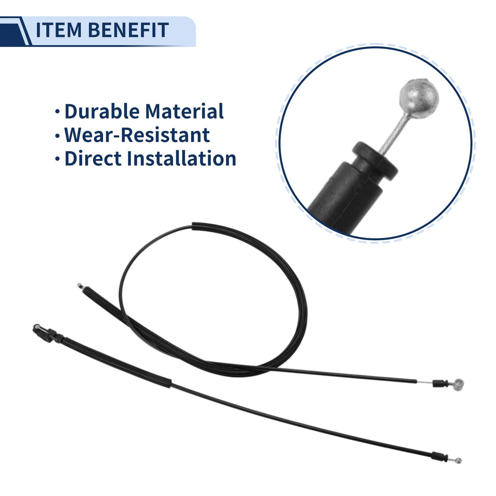 Hood Latch Release Cable for Volkswagen Tiguan (2008–2018) No.5N0823531