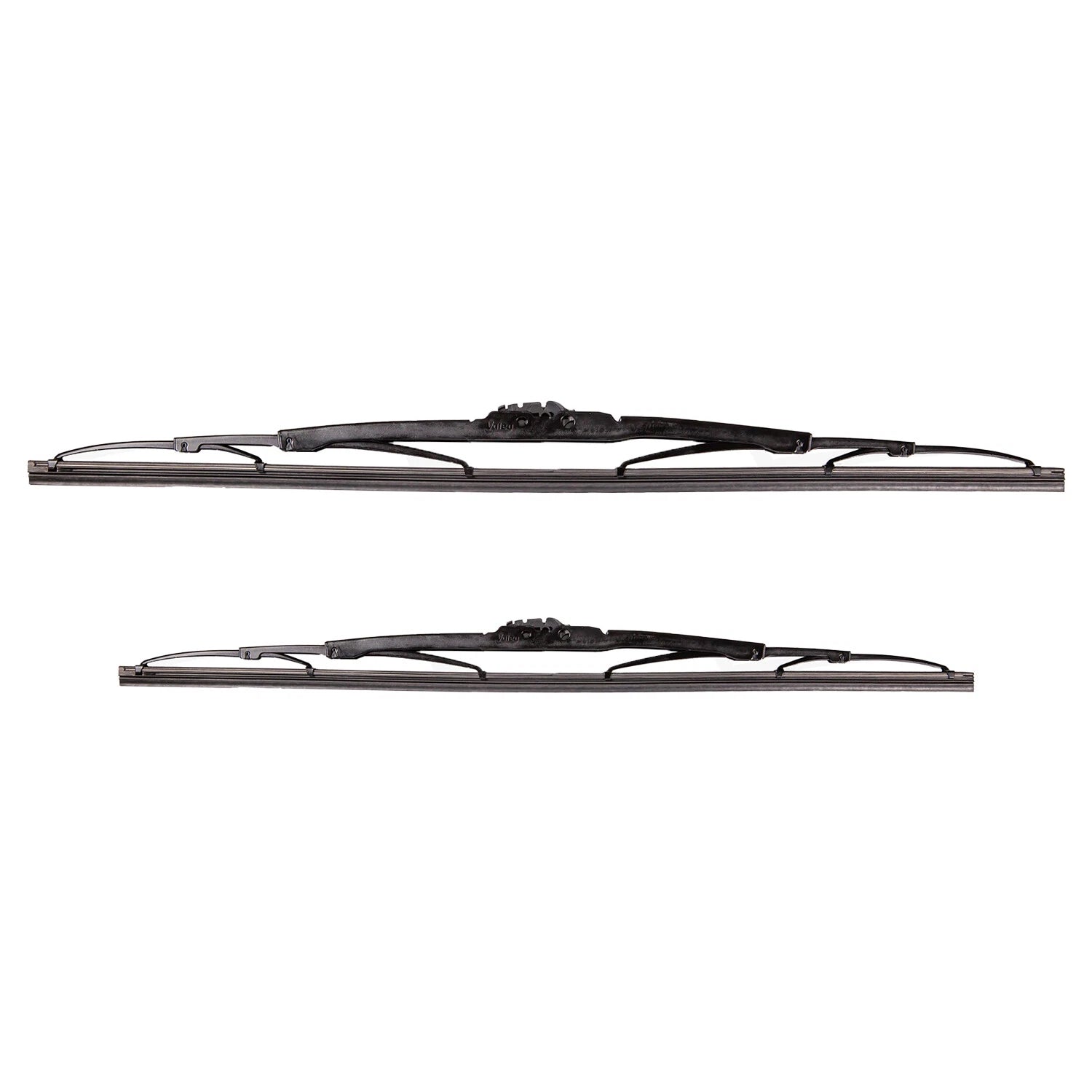 2X Valeo Traditional Titanium 15" Windshield Wiper Blades for