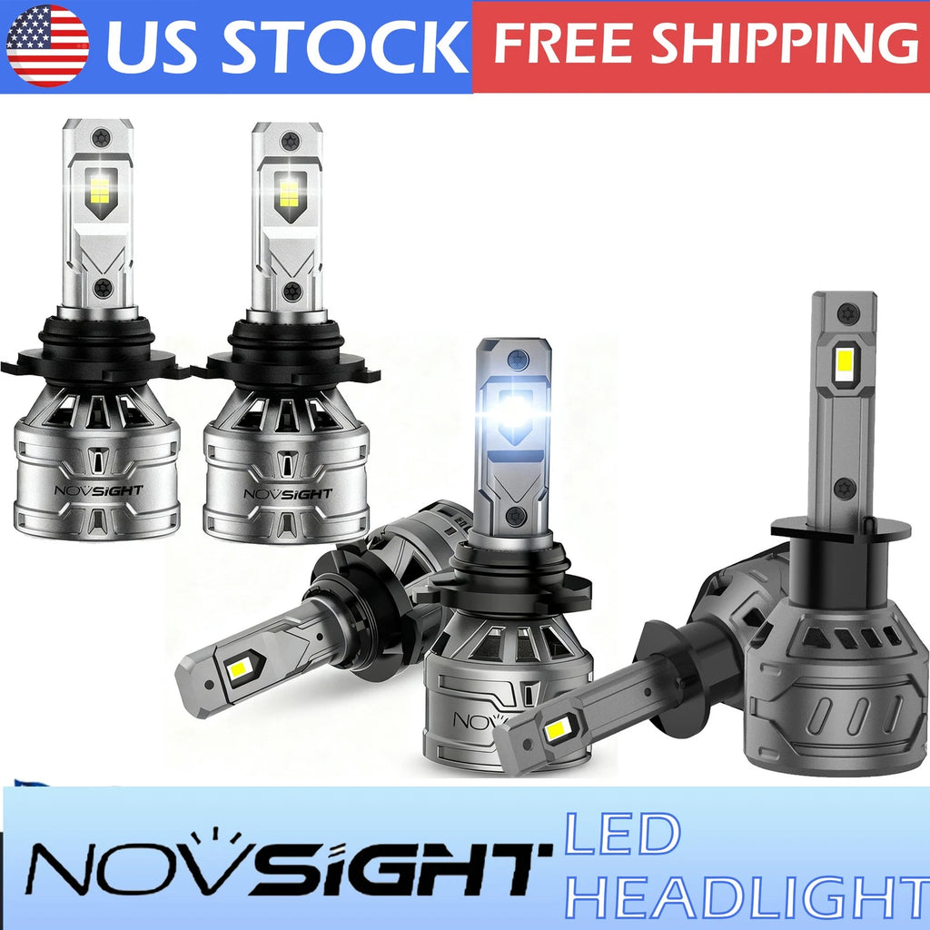 Set of 6 6500k LED Headlights & Fog Light Bulbs for Subaru Outback (2000–2004)