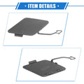 Rear Bumper Tow Hook Eye Hole Cover Cap Gray for BMW 3 F30 (2012-2015)