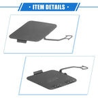 Rear Bumper Tow Hook Eye Hole Cover Cap Gray for BMW 3 F30 (2012-2015)
