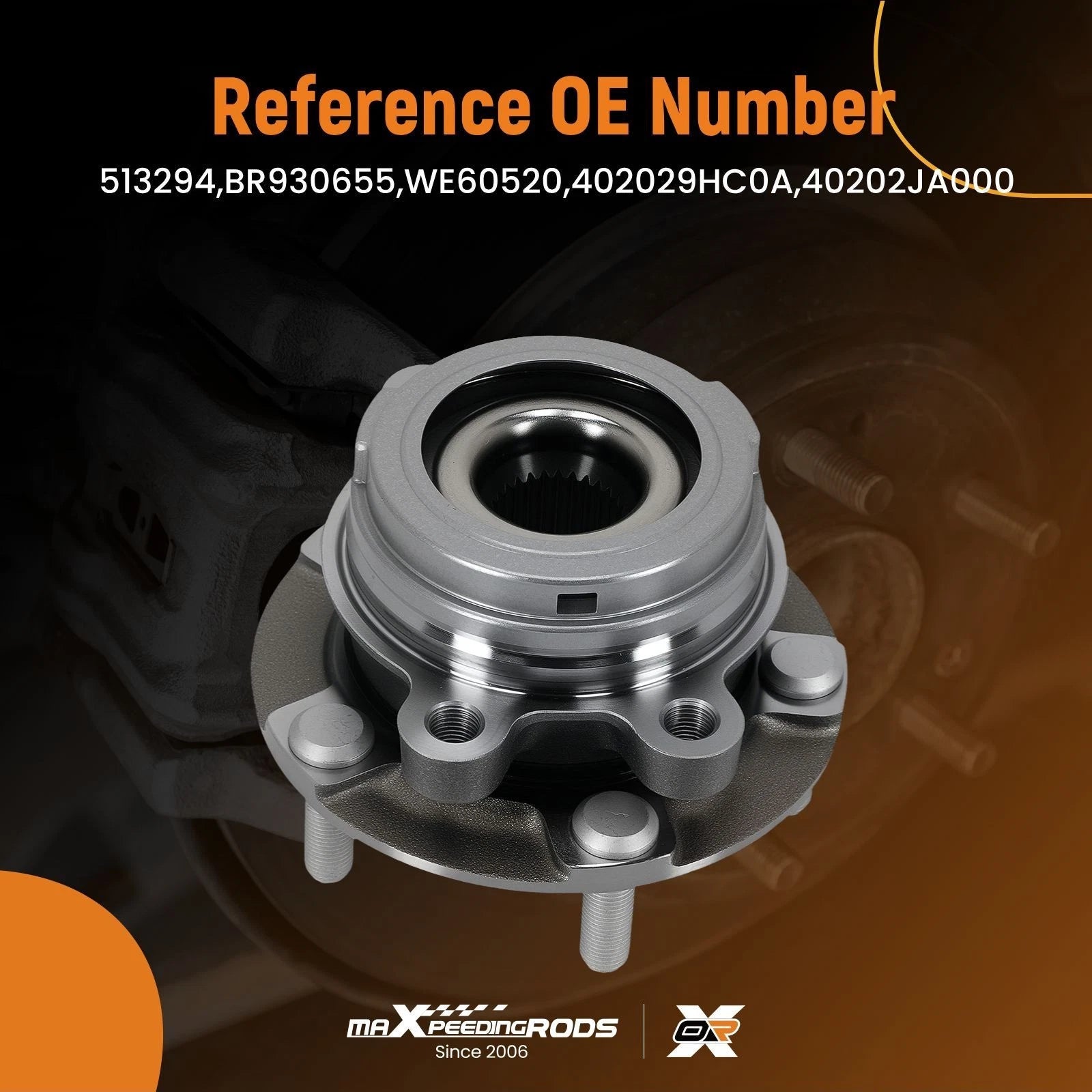 Front Wheel Hub & Bearing for Nissan Altima 2.5L (2007-2013)