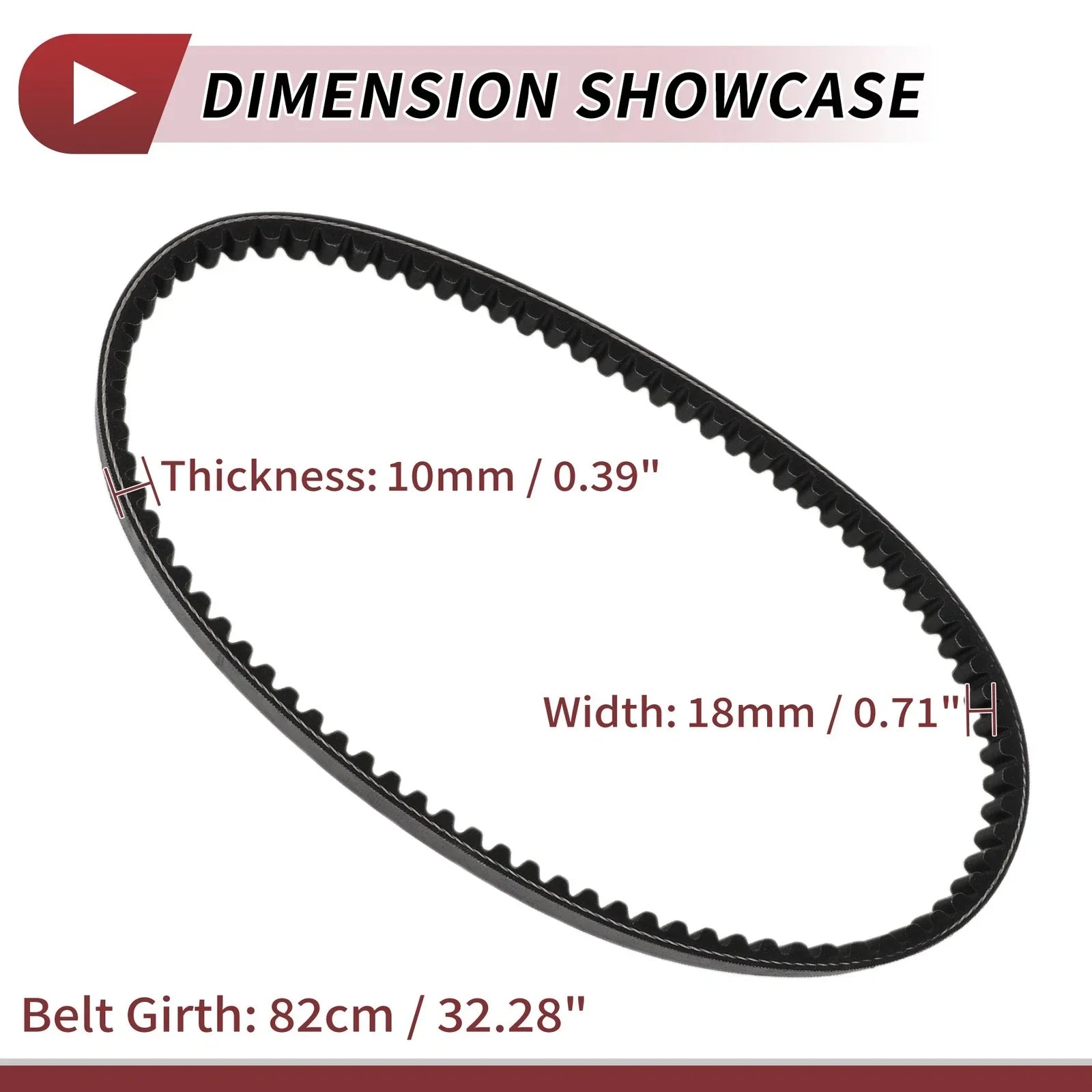 Drive Belt V-Belt for Honda SKY 50 (1997-1998) Motorcycle Parts