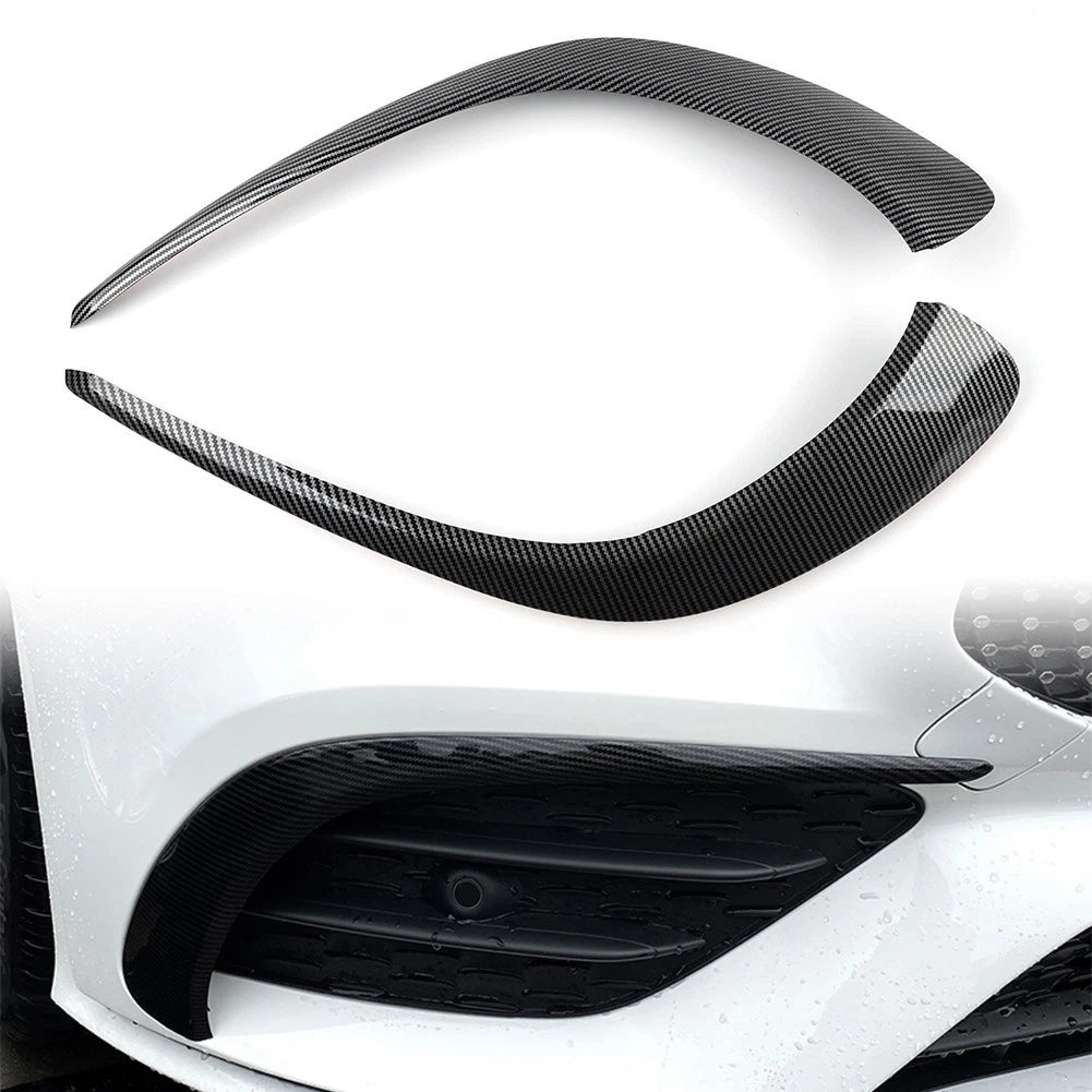 Front Bumper Lip Splitter Spoiler for Mercedes Benz CLA C118 (2020–2023) Carbon Fiber