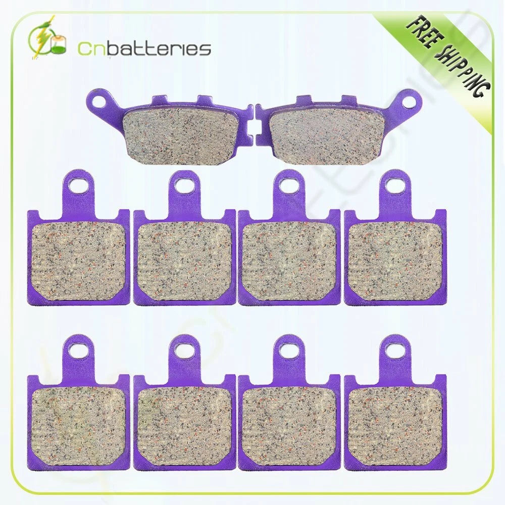Front and Rear Brake Pads Kit for Kawasaki Z1000 (2007–2008) Carbon Fiber
