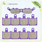 Front and Rear Brake Pads Kit for Kawasaki Z1000 (2007–2008) Carbon Fiber
