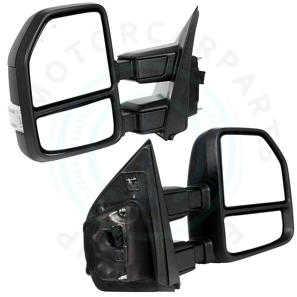 Power Heated Turn Signal Tow Mirrors for Ford F-250 (2017–2019)