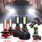 LED Headlight High Low Fog Light Bulbs for Honda Accord (2006–2012)