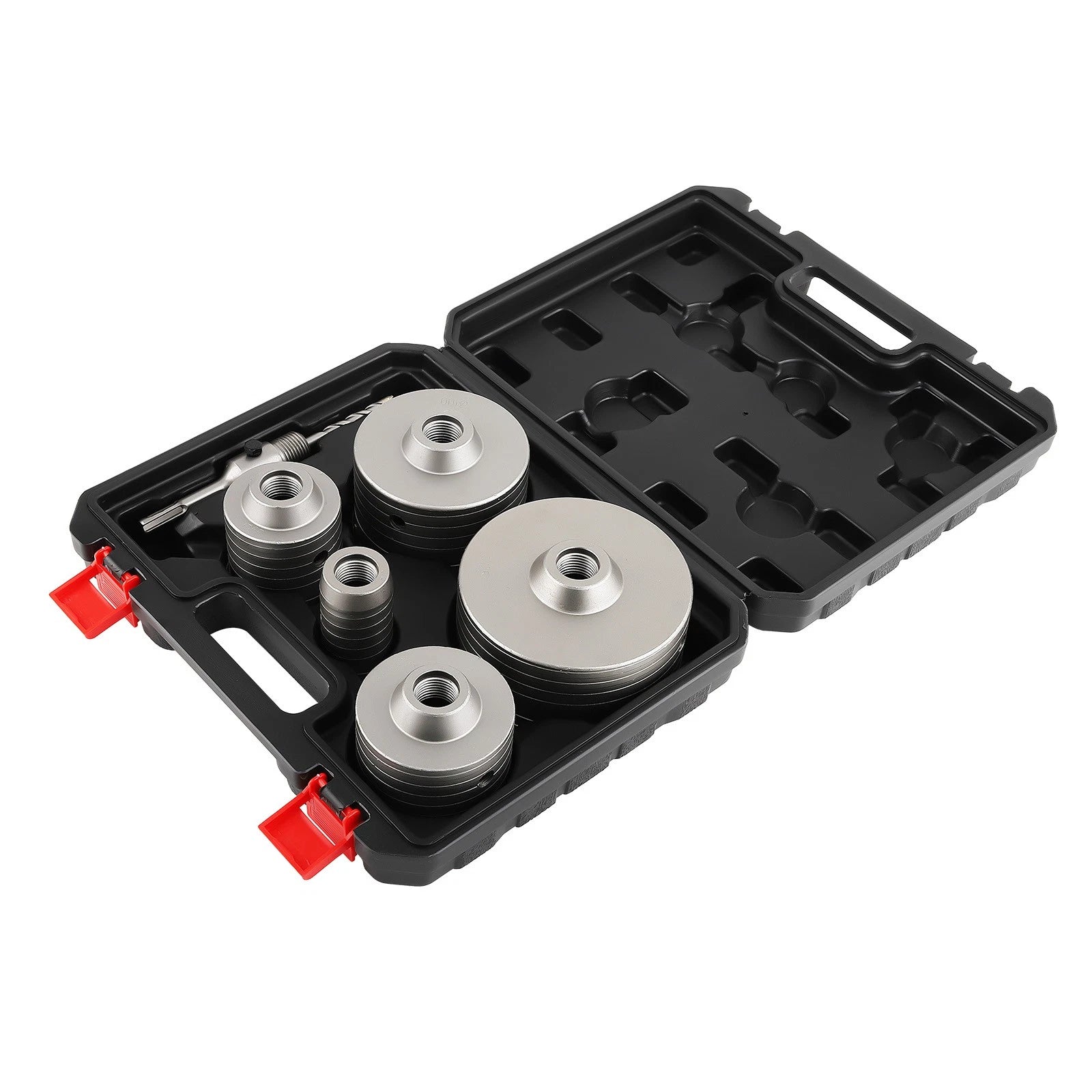 Set of 5 Heavy Duty Carbide Hole Saws for Concrete Masonry