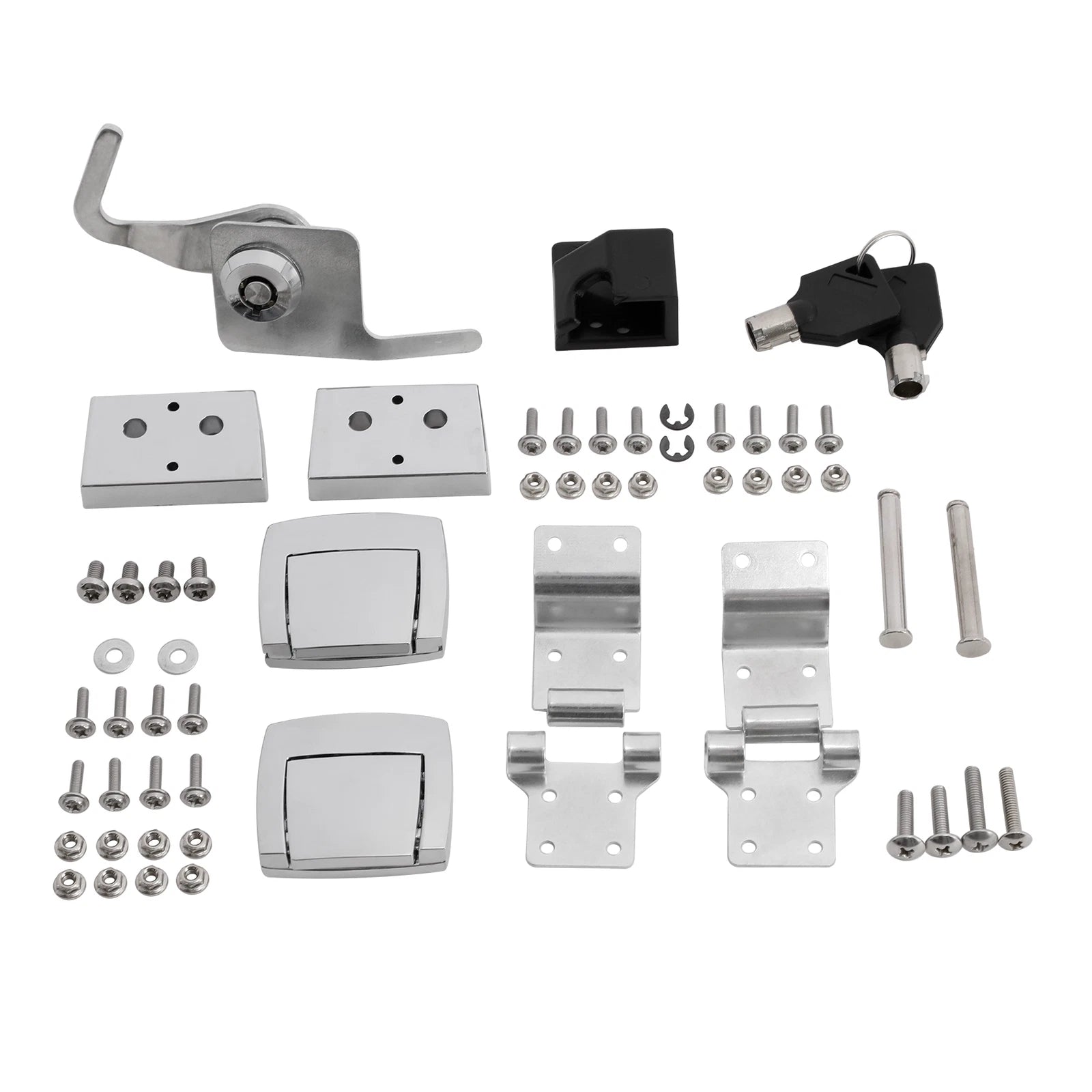 Trunk Luggage Hardware Latches Hinges Lock for Harley Touring (1988–2013)