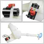 Windshield Washer Fluid Reservoir Tank Bottle w/Cap+Pump for Honda Civic (2004–2005)