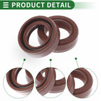 Set of 5 Oil Seal Rotary Shaft Seal FKM Rubber 15x22x7mm