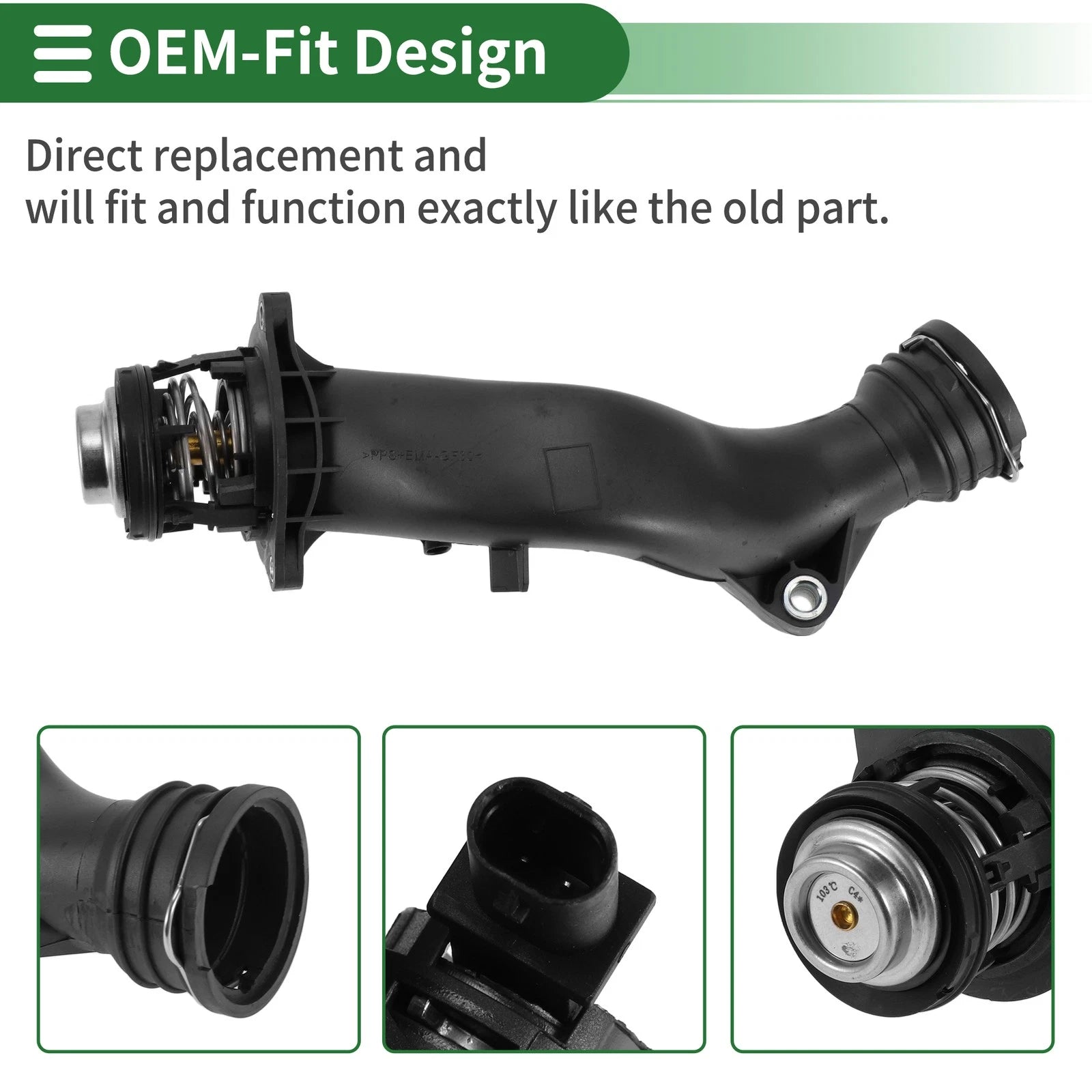 Engine Coolant Thermostat Housing Assembly for Mercedes AMG G63 (2013–2018)