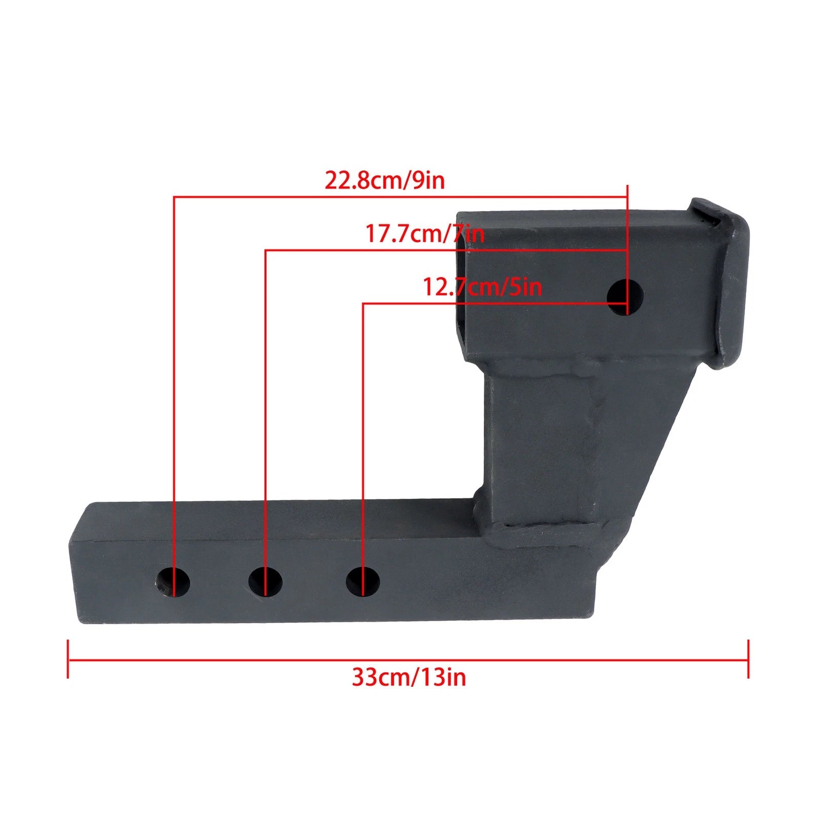 Trailer Hitch Extender for 2 Inch Receiver (6 Inch Rise/Drop) 7500lbs