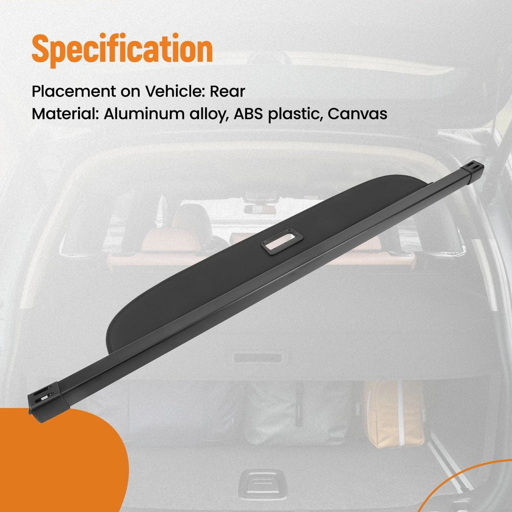 Cargo Privacy Trunk Cover Shield for Audi Q7 (2016–2024) 4M0863553D