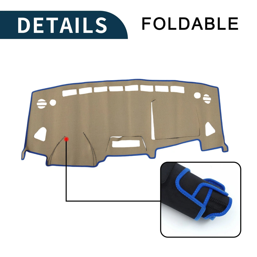 Dashboard Dash Cover Mat for Suzuki Solio MA15S (1 Set, Black Blue)