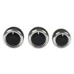 3 x ABS Air Conditioning Knob Switch Decor for VW Polo (2004-2013)