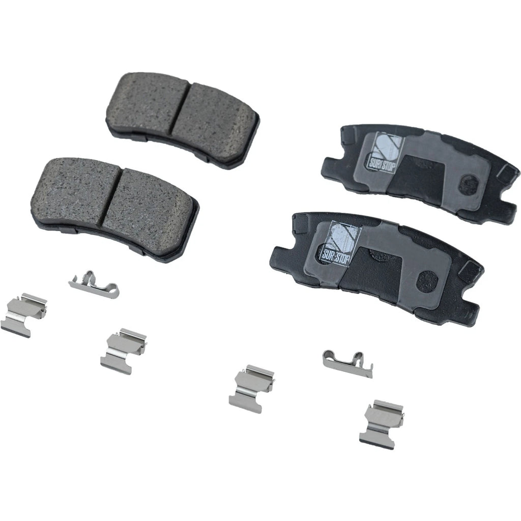 Rear Brake Disc Rotors and Pads Kit for Mitsubishi Endeavor (2004–2011)