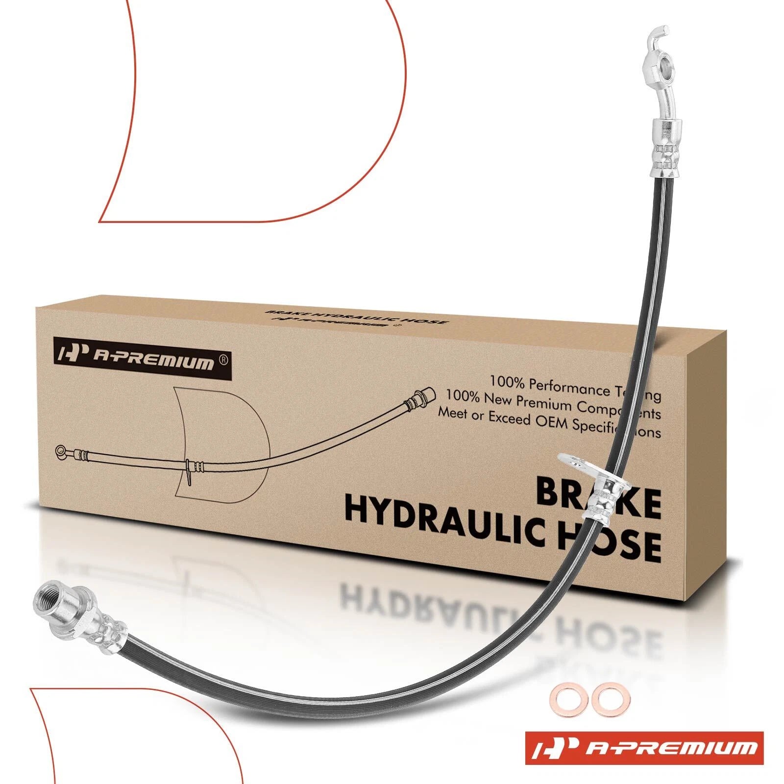Front Left Brake Hydraulic Hose for Toyota Tacoma (1995–2004)