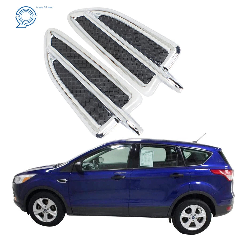 Chrome Fender Vent Emblem Trim Kit for Ford Escape (2013–2015)