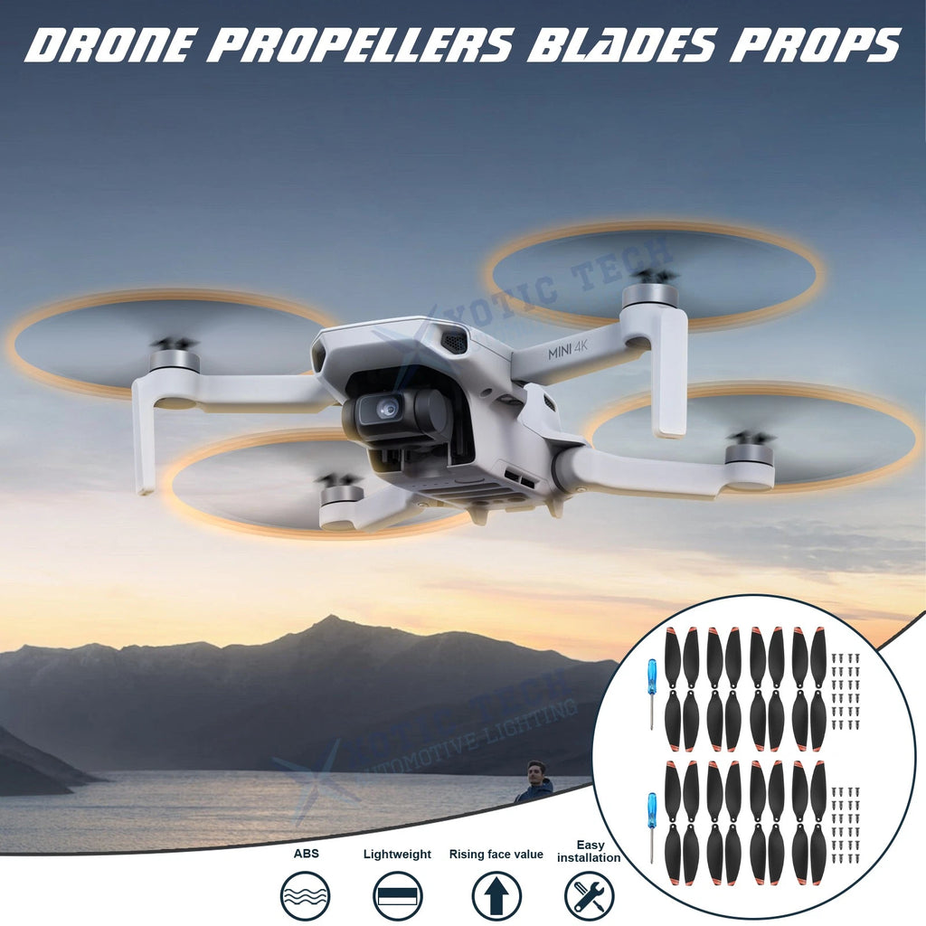 Low-Noise Airscrew Set Replacement Flight Props for DJI Mavic Mini 2 (2020–2023)