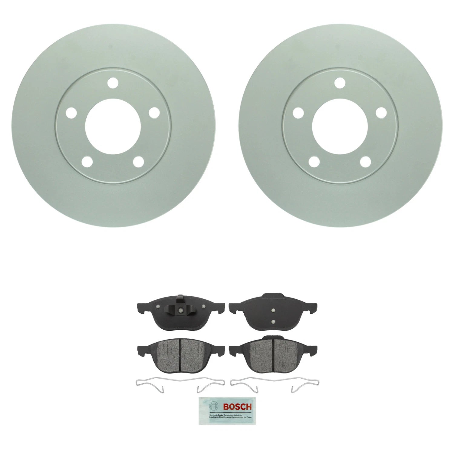 Bosch Front Disc Brake Pad Kit with 278mm Rotors for Mazda 3 Sport (2004–2009)