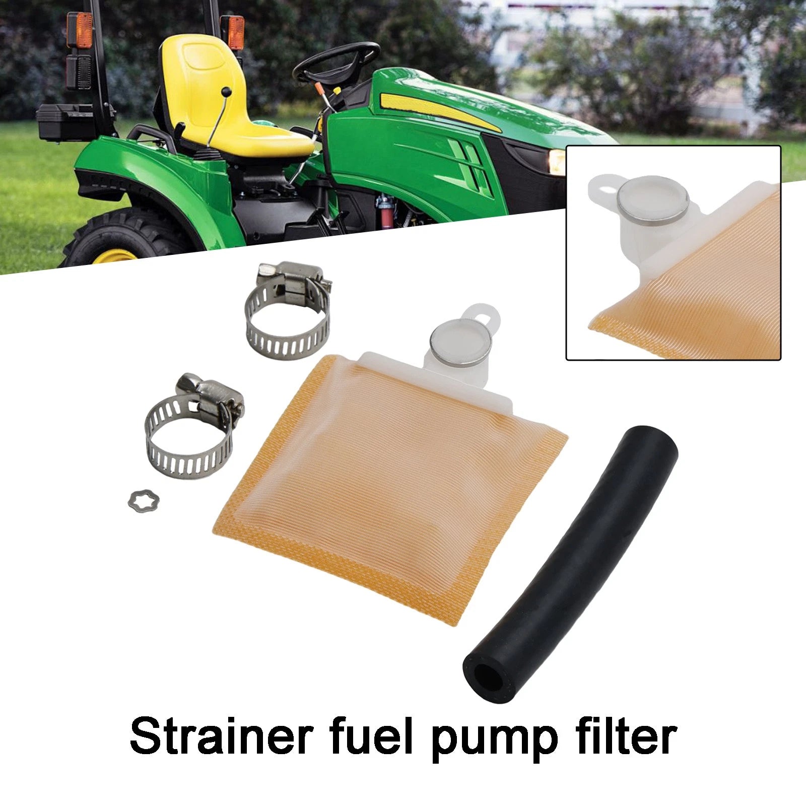 Fuel Pump Filter Strainer AM117116 TY22462 for John Deere Lawn 425 445 455