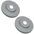 2 Front Brake Rotors Zimmermann Z 1644211312 for Mercedes ML350 ML500 R350 (2006–2011)