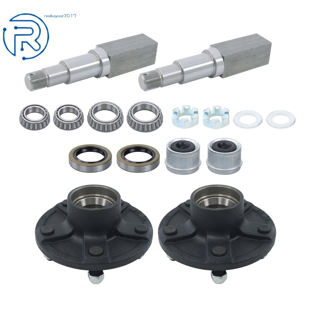 Trailer Axle Kit 3500# Square Spindle for Camper RV (Idler Hub #84)