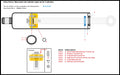 Trim Cylinder Repair Set for Volvo Penta (3860881)