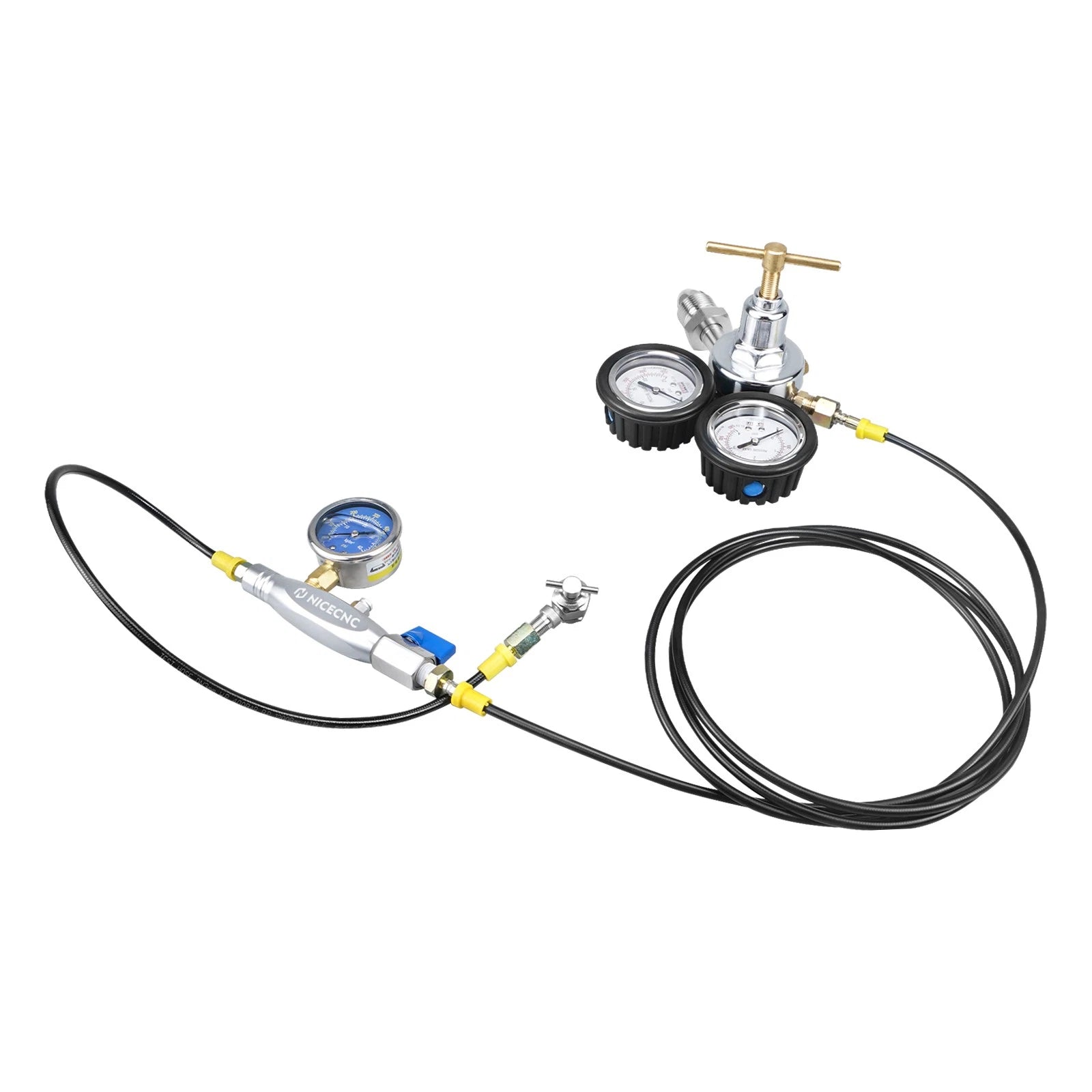Shock Nitrogen Regulator Fill Tool for Universal Applications (Alum, Gauge)