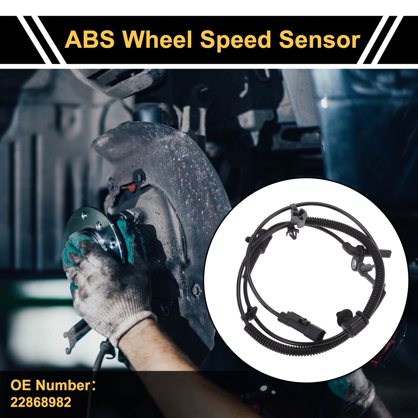 ABS Wheel Speed Sensor No. 22868982 for Chevrolet Impala (2014–2019) 1Pc Left Rear