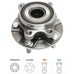 Set of 2 Wheel Hubs for Toyota RAV4 (2006–2018) with Bearings