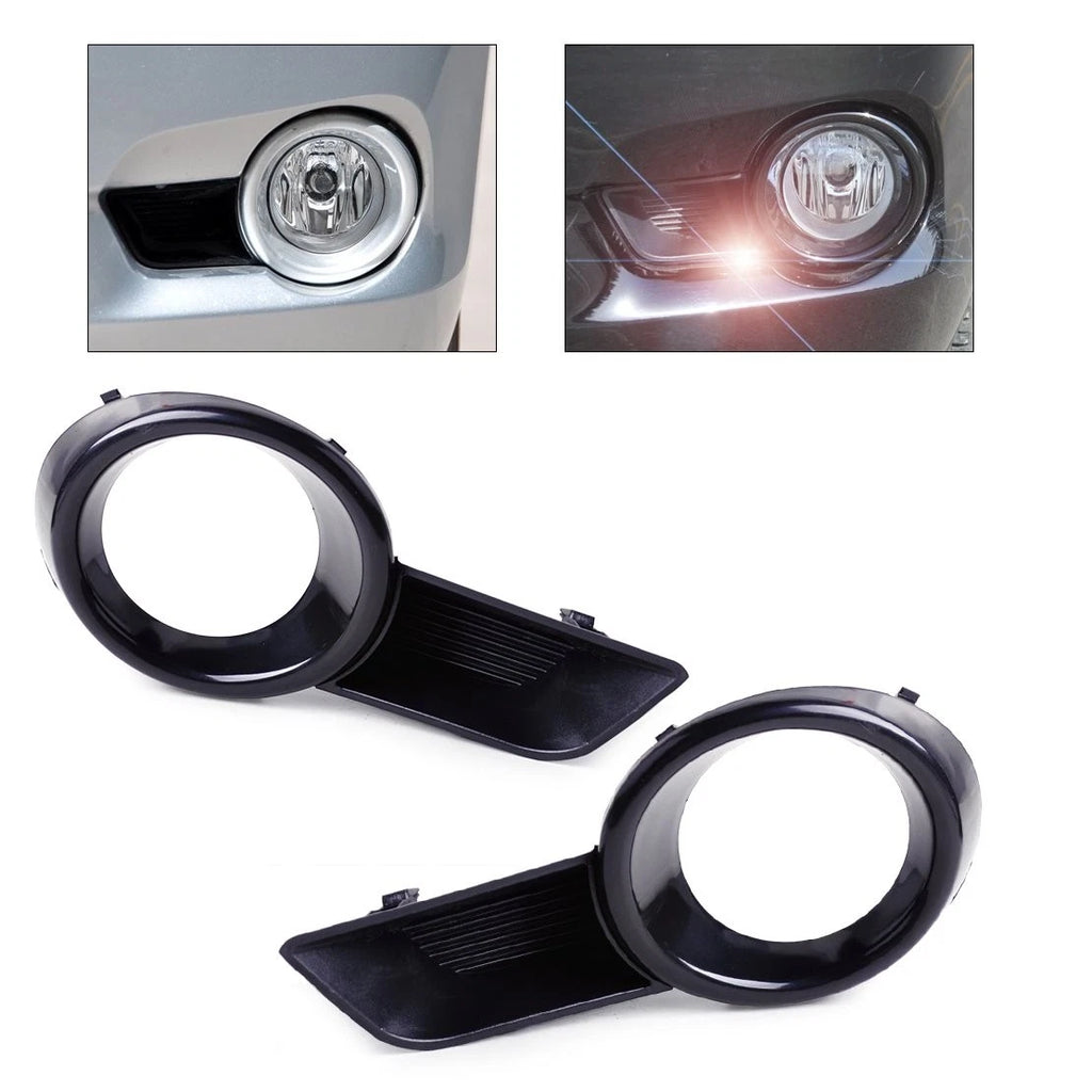 Set of 2 Fog Light Lamp Grille Covers for Toyota Highlander (2008–2010)