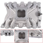 Satin LowRise Intake Manifold for Oldsmobile 400 425 (1964-1976)