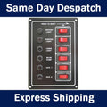 6 Switch Circuit Breaker Panel for Universal Applications (12 Volt)