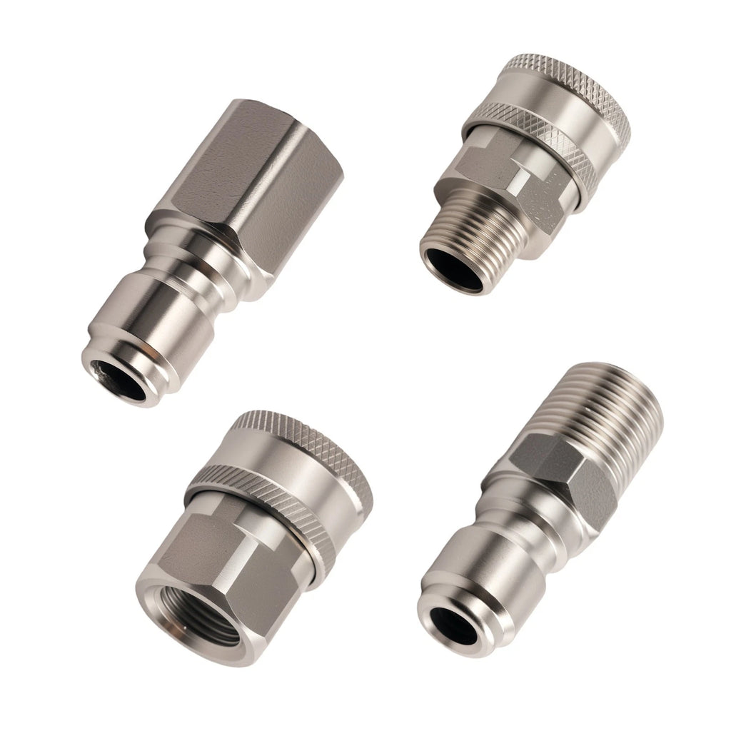 3/8" NPT Quick Connect Fitting Adapter for Pressure Washer (4000 PSI)