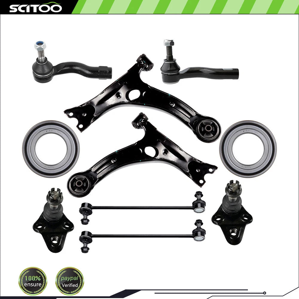 Front Control Arm Sway Bar End Link Wheel Bearing for Toyota Celica (2000–2005)