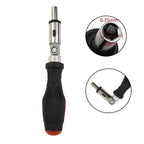 Ratchet Screwdriver 1/4 Inch with Left Right Rotating TPR Handle