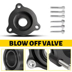 Turbo Blow Off Valve Adapter for Cadillac CT4 (2019–2023) - Aluminum Black