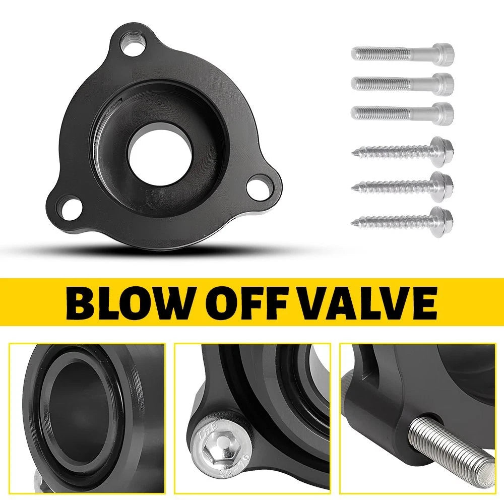 Turbo Blow Off Valve Adapter for Cadillac CT4 (2019–2023) - Aluminum Black
