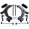 10x Front Lower Control Arm + Ball Joint Tie Rod Ends for Mazda 3 (2007–2009) Turbo