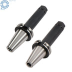 Set of 2 CAT40 ER20 Chucks for CNC Machines (6" Extra Long, 25000RPM)