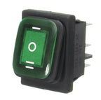 Rocker Switch 1 Pc 16A 250VAC 30A 125VAC for Boat Car with LED Light