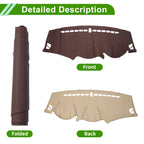 Dashboard Cover for Hyundai ix35 Tucson (2010–2015) Dash Mat Carpet Brown